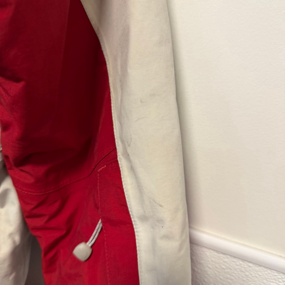 The North Face HyVent Ski Jacket Women's Size S Red 100% Nylon Full Zip no hood - Picture 11 of 16